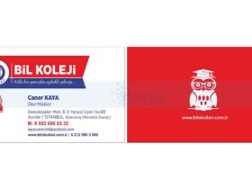Bil Koleji Kartvizit Tasarımı ve Baskısı-min