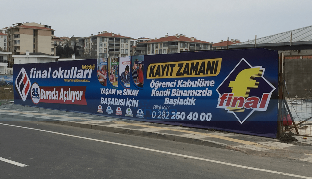 Final Okulları Branda Germe