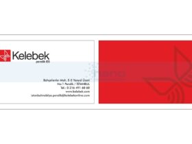 Kelebek Kartvizit Tasarımı ve Baskısı-min