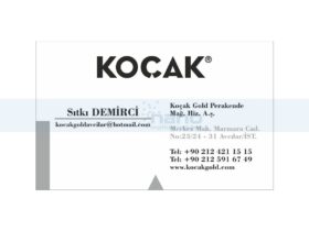Koçak Gold Kartvizit Tasarımı ve Baskısı-min