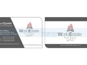 World Estate Kartvizit Tasarımı ve Baskısı-min
