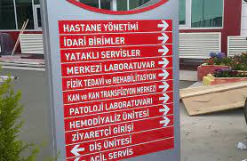 hastahane tabelası